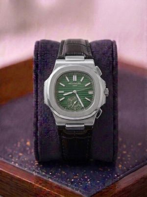 Patek_Phillipe Nautilus Quartz Leather 379