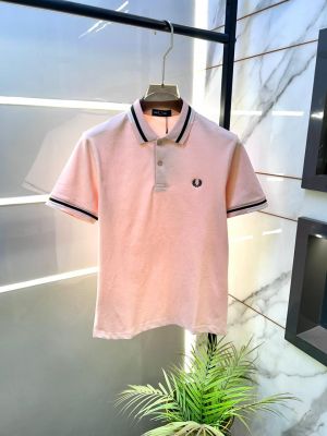 Fred Perry Pink Polo Premium Collar Neck T-shirt F3755-PI