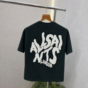 All Saint_s Green Back Print Premium Round Neck Tshirt 549
