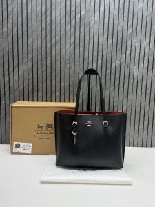 Coachh Mollie Large Tote Black With Red Inner With OriginalBox & DustCover Super Premium Quality