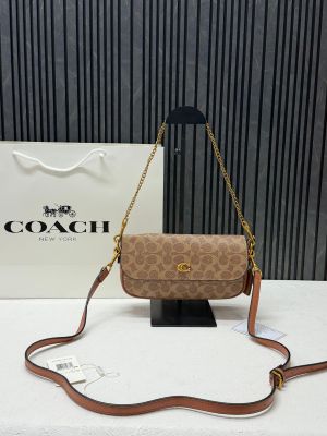 Coachh CB Brooklyn In Signature Monogram Shoulder Bag With Original Dustcover Tags And Carry Bag