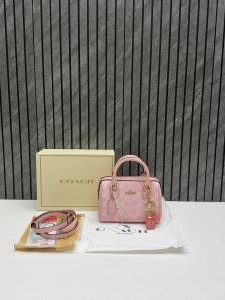 Coachh Rowan mini Pink Edition With Dice Charm Original Box DustCover Highend