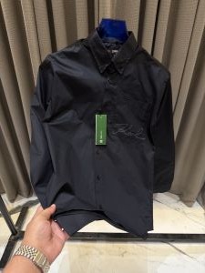 Karl Legarfel_d Premium Imported Cotton Shirt Black 