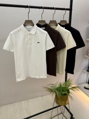 Lacost e Brown Polo Premium Collar Neck T-shirt F3867-BR