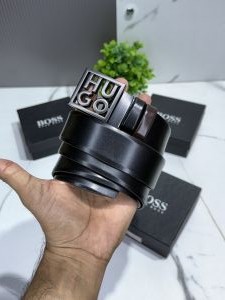 Hug_o bos_s black-brown reversible belt HB-221 with og box