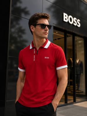 HUGO BOS-S PREMIUM POLO TSHIRT PREMIUM QUALITY 