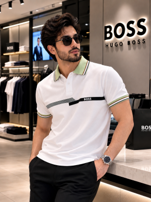 HUGO BOS-S PREMIUM POLO TSHIRT PREMIUM QUALITY 