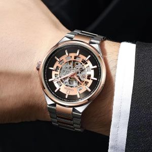 OmegaAutomatic Open Heart Rosegold Two Tone