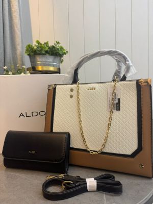 Ald_o womens Khaki with Wallet Dust Bag & box s8924