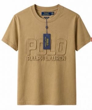 POLO RALP_H LAUREN BEIGE PREMIUM PRINTED ROUNDNECK