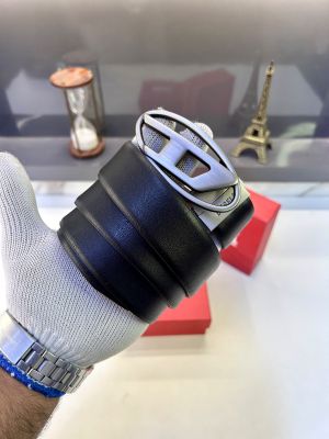 Diese_l Grey Reversible Belt Fa 914