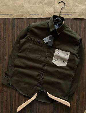 G-Sta_r Raw Olive Double Pocket Premium Store Article Shirt(1150)