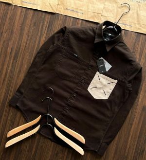 G-Sta_r Raw Brown Double Pocket Premium Store Article Shirt(1152)