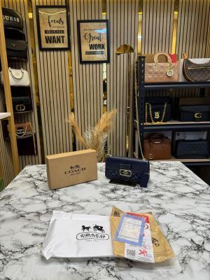 COAC_H MORGAN CROSSBODY WITH OG DUST BAG & BOX PREMIUM QUALITY (BLUE) (V-45889)