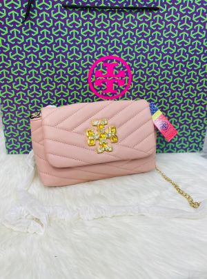 Tor_y burch T Monogram Crescent Shoulder Bag 6422
