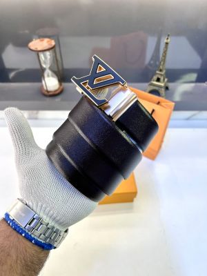 Loui_s Vuittion Black Gold Belt Fa 915