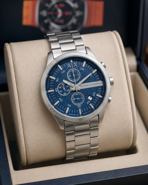 ARMAN I EXCHANGE HAMPTON GUNMETAL CHRONOGRAPH WATCH 534