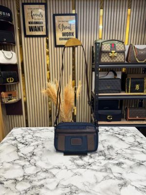 Tumi Fremont Trousse Dark Opal Crossbody Bag (T25522-Blue)