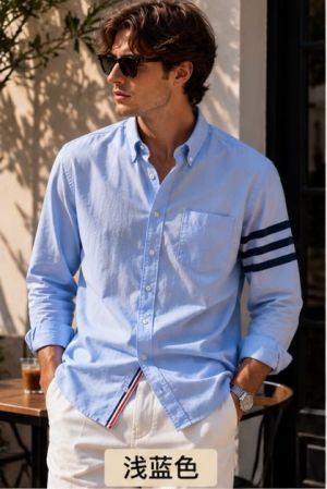 THOM BROWNE IMPORTED SKY PREMIUM SHIRT