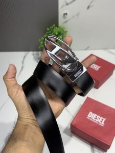 Diese_l DL-607 black brown reversible belt black buccal with og box