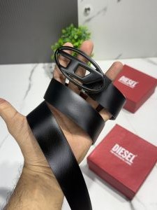 Diese_l DL-606 black brown reversible belt black buccal with og box