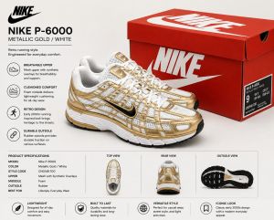 NIK_E P 6000 WHITE METALLIC GOLD FIX