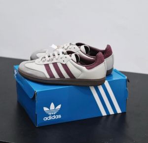 Adida s Samba OG Putty Grey Maroon