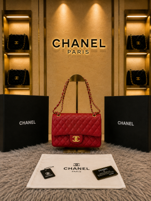Chane_l Paris Jumbo big size lather QUALITY Inner Branding with box Bill 6431