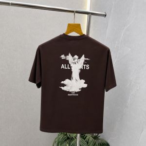 All Saint_s Brown Back Print Premium Round Neck Tshirt 549