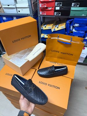 Loui.s vuitton  Silverstone Moccasin Loafer navy