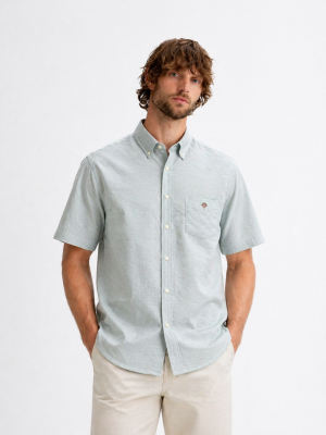  GANT IMPORTED STORE ARTICLE SHIRT CYAN