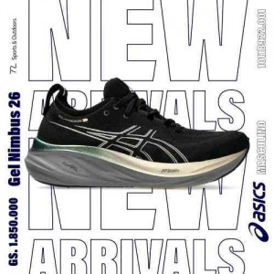 Asicss Gel Nimbus 26 Platinum Black Champagne