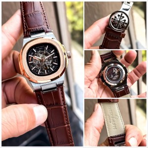 Pate k Phillipe Nautilus Leather Automatic