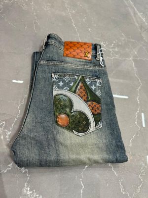 LLouis Vuitton 100% Imported Straight Fit Jeans CS397