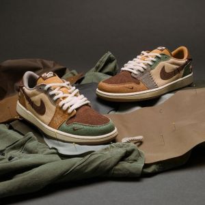 Nik_e Air Jordan 1 Low Voodo X Zion 