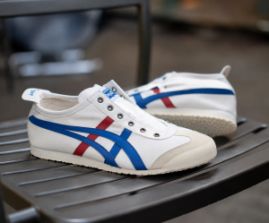 Onitsuk_a Tiger Slip On White Blue Red