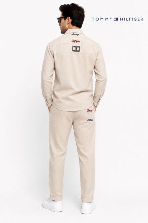Tommy Hilfige_r 100% Imported Linen Fabric Very Premium Full Cord Set CS