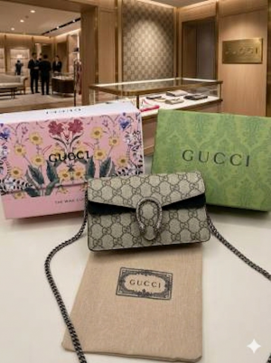G_ucci_dinosys sling bag premium quality with double box packing