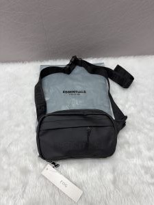Essentiall Fear Of God Unisex Black Waist Bag With Original Polly Bag