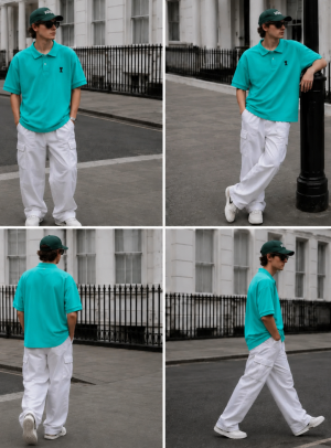 AMI PARIS IMPORTED STORE ARTICLE POLO T-SHIRT