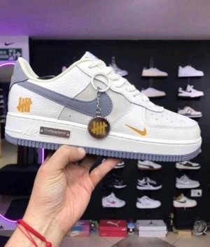 Nikee Airforce 1 Low X Undefeated Custom Beige 1209