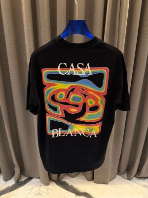 Casablanca Drop Shoulder T-shirt Black