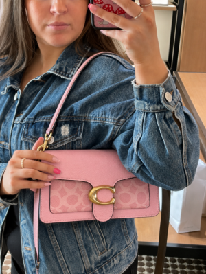 Coachh Tabby 26 ShoulderBag With OriginalBox DustCover 8202 Pink 