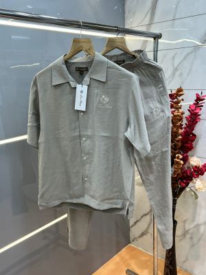 Lora Pian a Beige Premium Tracksuit with Soft Cotton Fabric and Embroidered Logo 4355