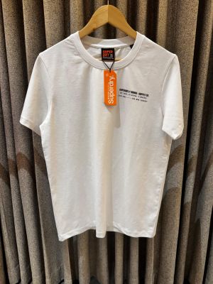 Superdry White Imported Backside Tshirt