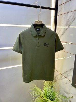 Emporio Arman_i Green Polo Premium Collar Neck T-shirt F3937-GR