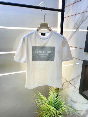 Essential Fear Of God White Premium Round Neck T-shirt F3605-WH