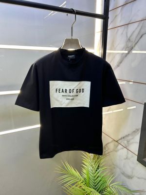Essential Fear Of God Black Premium Round Neck T-shirt F3605-BL