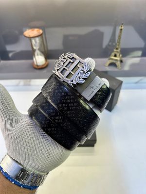 Tomm_y Hilfiger Grey Reversible Belt Fa 843