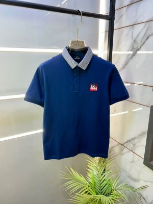 Arman_i Exchange Blue Polo Premium Collar Neck T-shirt F3936-BU